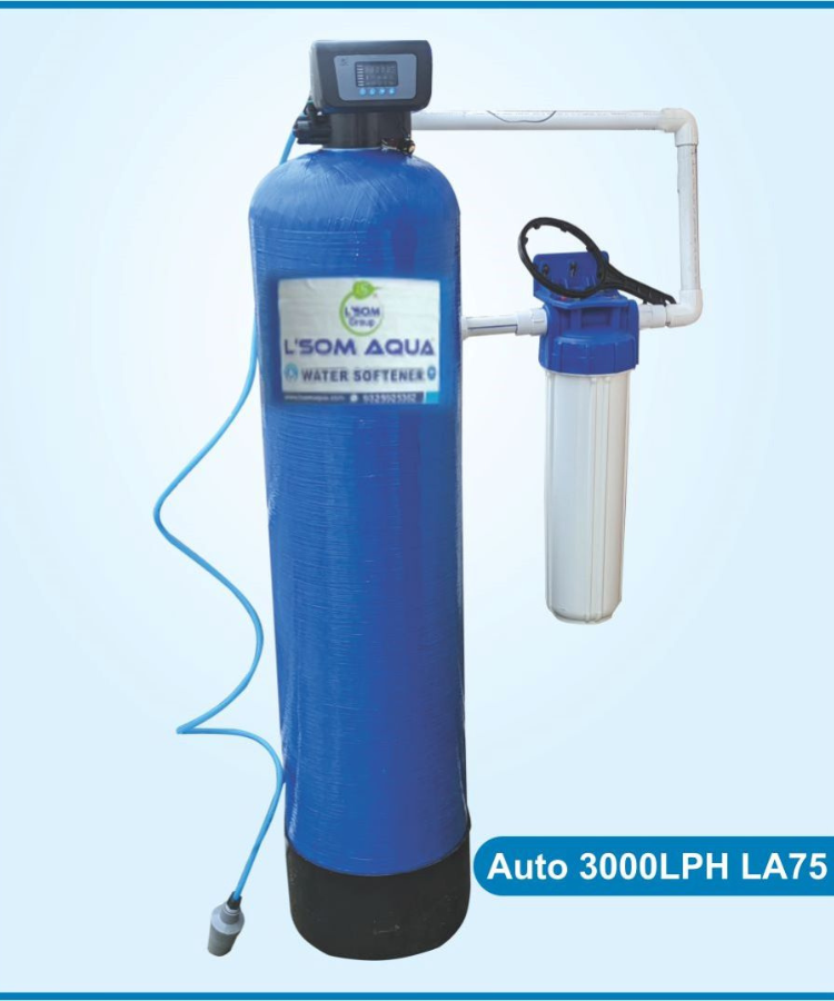 3000LPH Automatic Water Softener Plant FRP